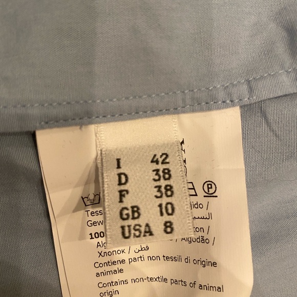 Cedric Charlier Women’s Blue Button-down - Picture 6 of 11